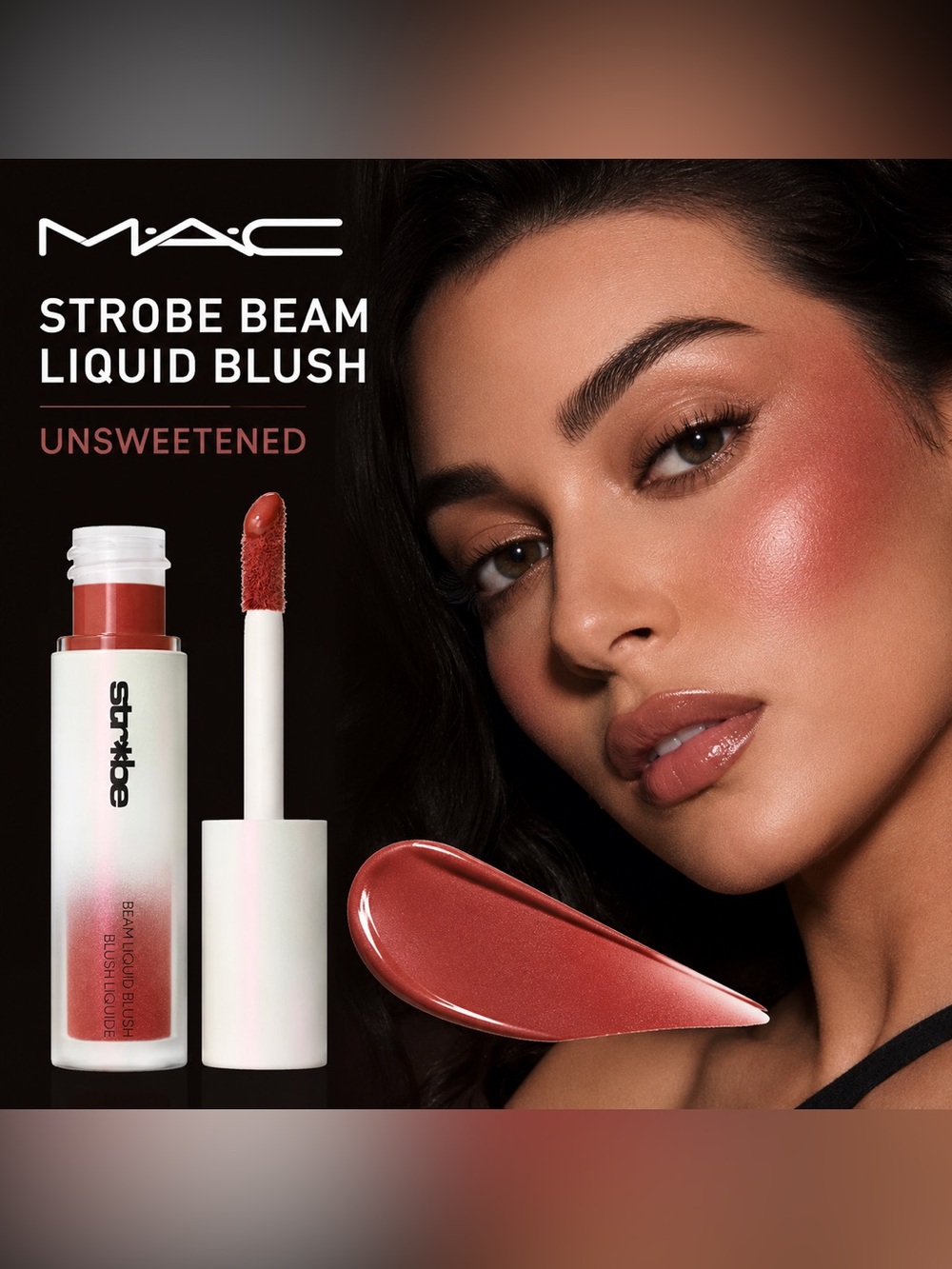 MAC Strobe Beam Liquid Blush • “Unsweetened” | Radiant Glow Blush • New in Box